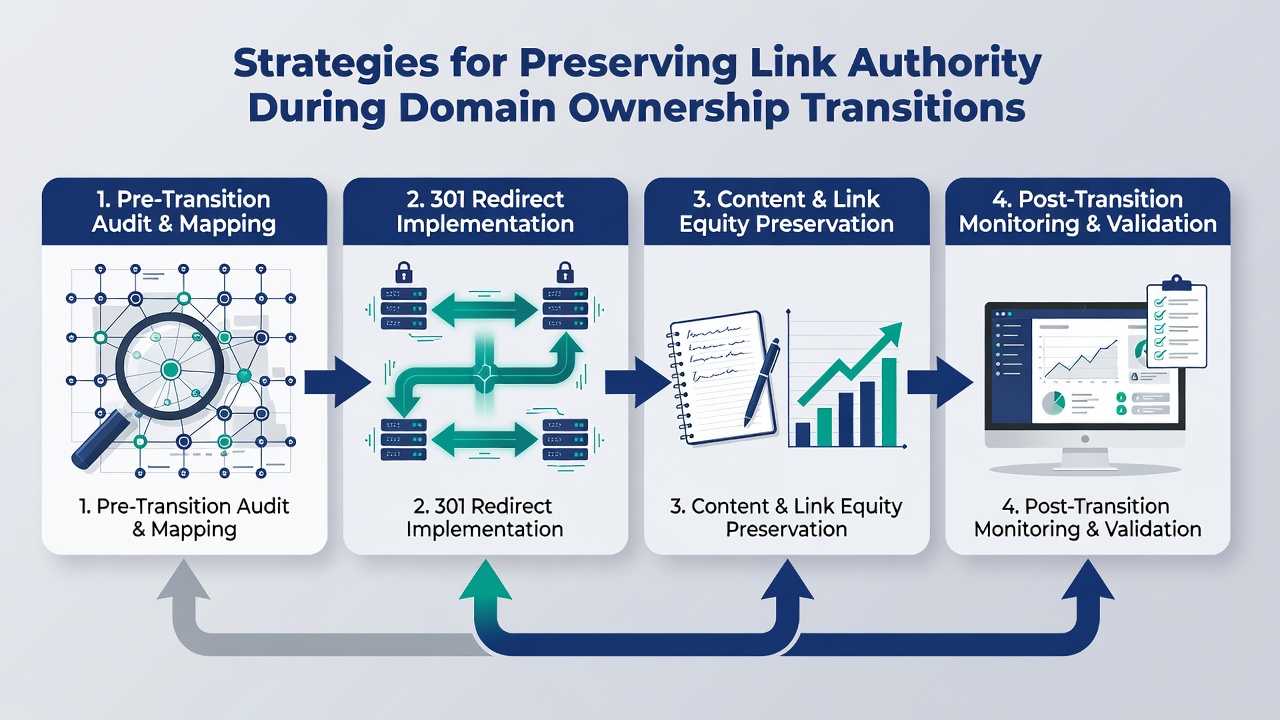 Flowchart of post-transfer monitoring and link notification workflow